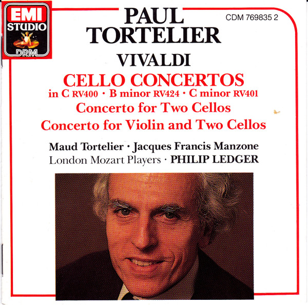 Paul Tortelier, Vivaldi, Maud Tortelier • Jacques Francis Manzone