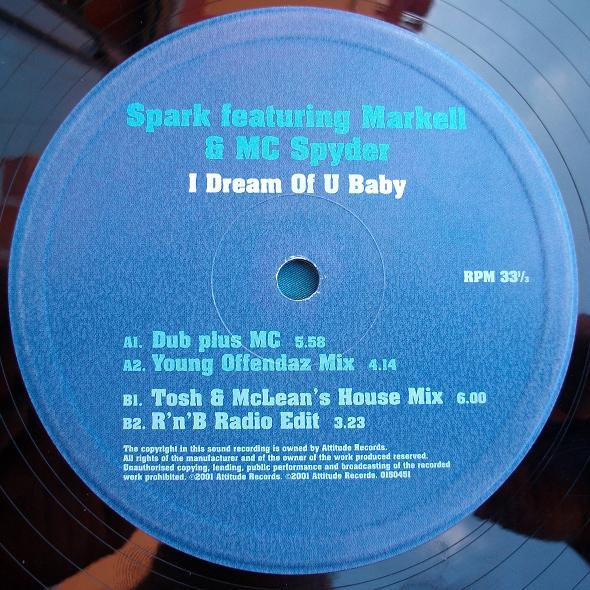Spark Feat. Markell & MC Spyder - I Dream Of U Baby | Releases