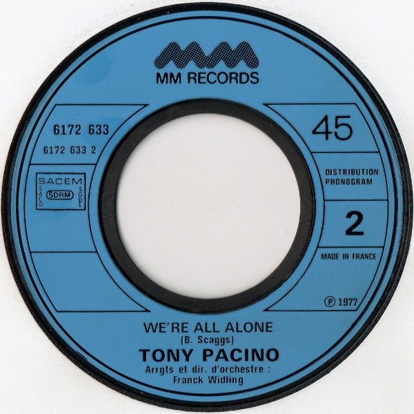 baixar álbum Tony Pacino - You My Sweet You Were All Alone