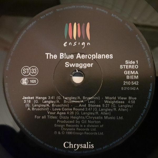 télécharger l'album The Blue Aeroplanes - Swagger