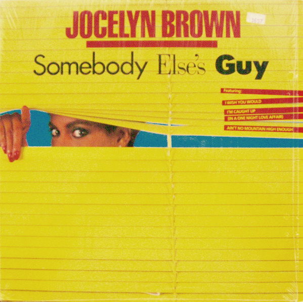 Jocelyn Brown – Somebody Else's Guy (1984, Hauppauge Pressing 
