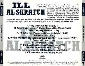 Ill Al Skratch – Creep Wit' Me (1994, CD) - Discogs