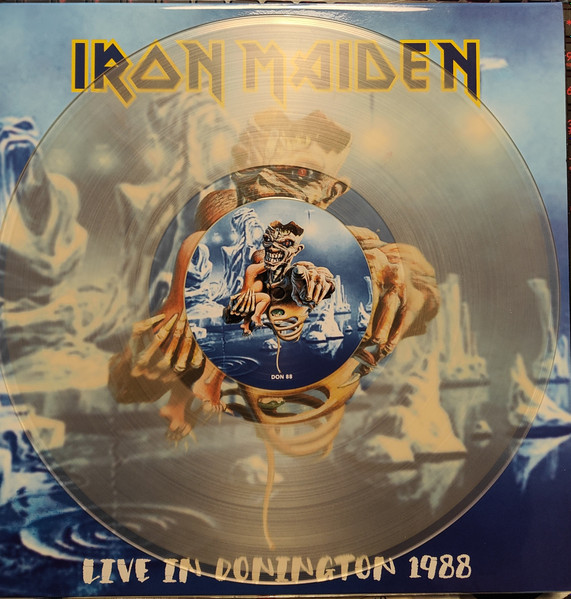 Iron Maiden – Live In Donington 1988 (2022, Pink Marbled, Vinyl 