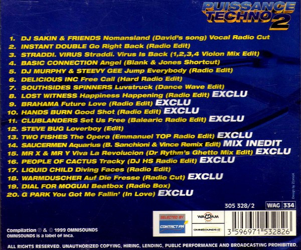 Album herunterladen Various - Puissance Techno 2