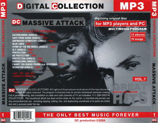 last ned album Massive Attack - MP3 Digital Collection Vol1