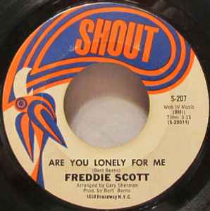 Freddie Scott (2) - Are You Lonely For Me / Where Were You album cover