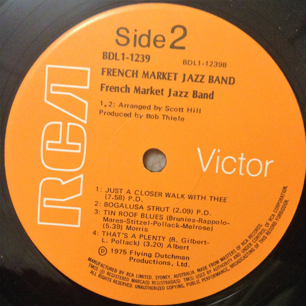 last ned album The French Market Jazz Band - Direct From New Orleans