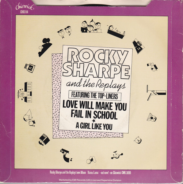 lataa albumi Rocky Sharpe And The Replays - Love Will Make You Fail In School