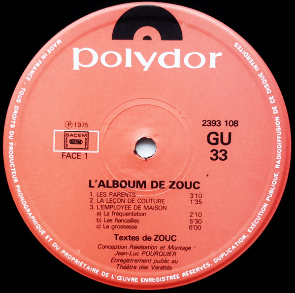 baixar álbum Zouc - LAlboum De Zouc