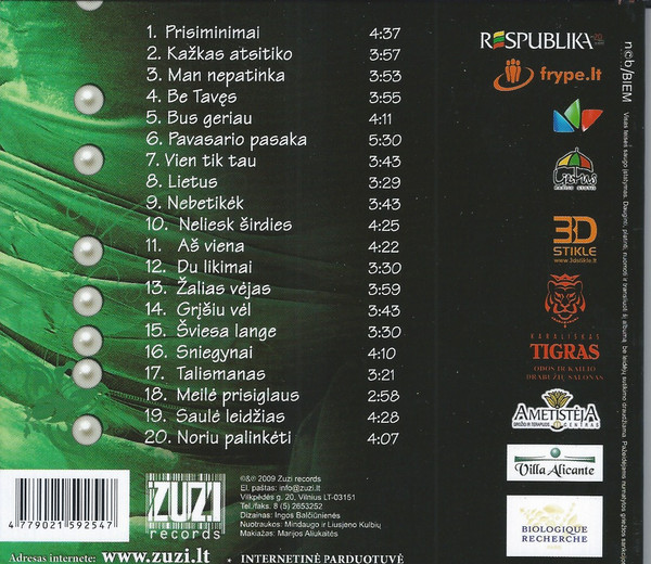 télécharger l'album Irena Starošaitė - Prisiminimai