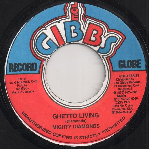 Mighty Diamonds – Ghetto Living (1978, Vinyl) - Discogs