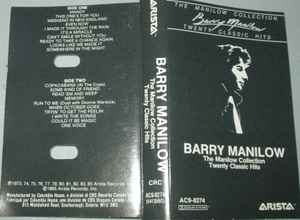 Barry Manilow - The Manilow Collection (Twenty Classic Hits)  album cover