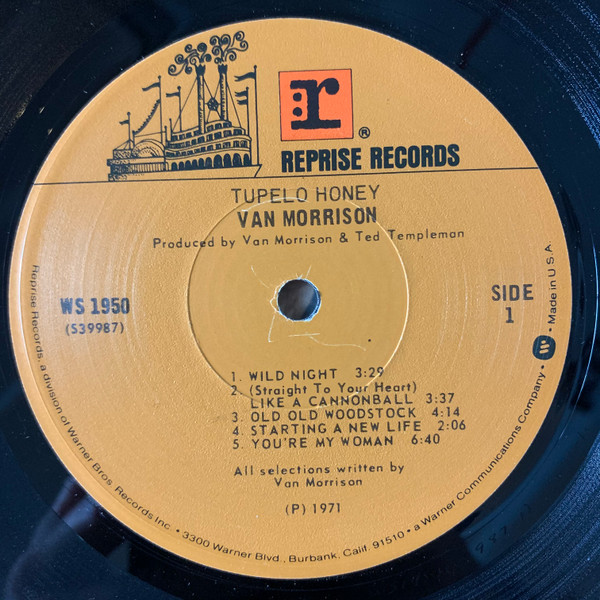 Van Morrison – Tupelo Honey (Vinyl) - Discogs