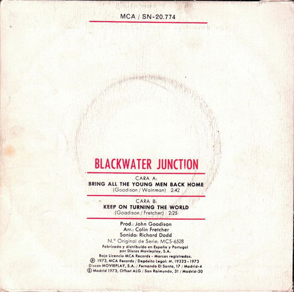 ladda ner album Blackwater Junction - Bring All The Young Men Back Home