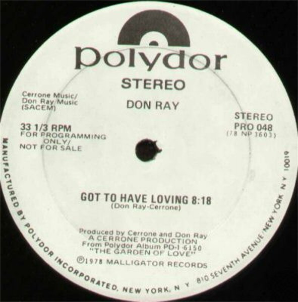 descargar álbum Don Ray - Got To Have Loving