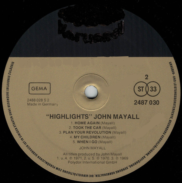 ladda ner album John Mayall - Highlights