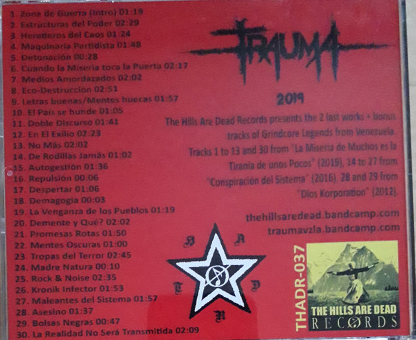 lataa albumi Trauma - La Miseria De Muchos Es la Tiranía De Unos Pocos Conspiración Del Sistema Bonus Tracks