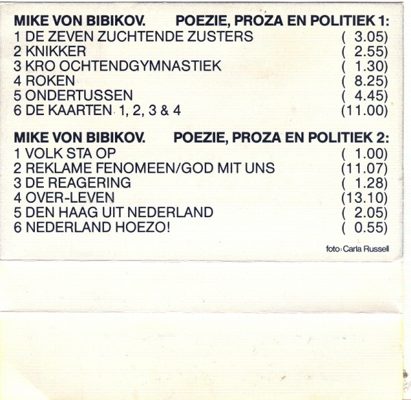 baixar álbum Mike Von Bibikov - Bibikov Poëzie Proza Politiek