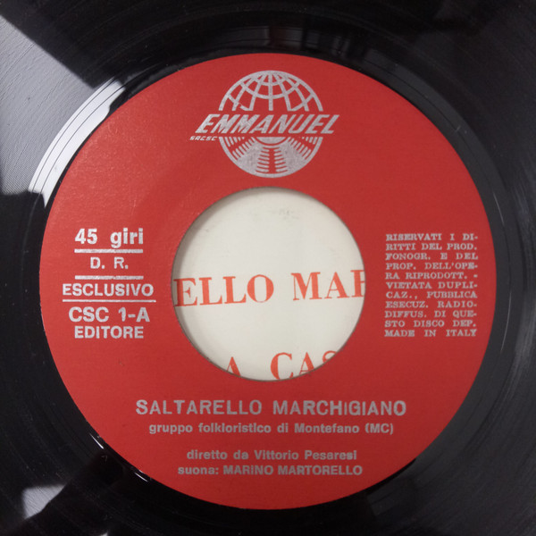 descargar álbum Gruppo Folkloristico Di Montefano - Saltarello Marchigiano La Castellana