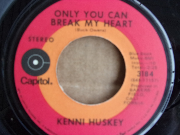 descargar álbum Kenni Huskey - Only You Can Break My Heart A Living Tornado
