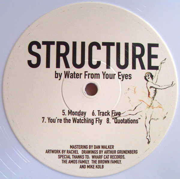 Water From Your Eyes - Structure | Wharf Cat Records (WCR 122) - 4