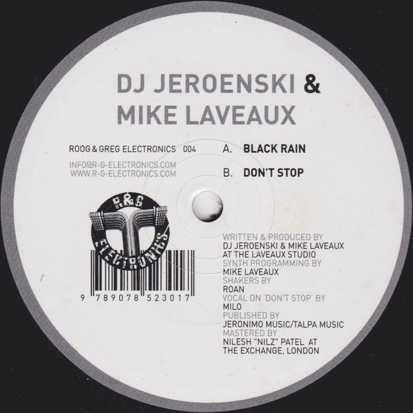 lataa albumi DJ Jeroenski & Mike Laveaux - Black Rain Dont Stop