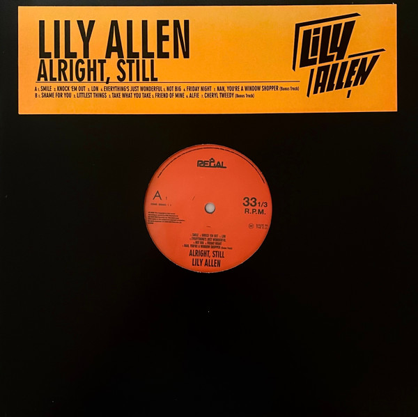 Lily Allen – Alright, Still (2006, Vinyl) - Discogs