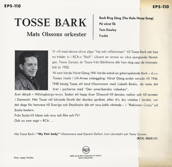 télécharger l'album Tosse Bark - Rock Ring Sång