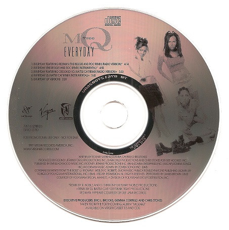 MQ3 – Everyday (1997, CD) - Discogs