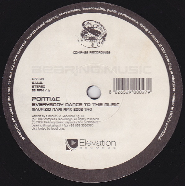 descargar álbum Pontiac - Everybody Dance To The Music Remix