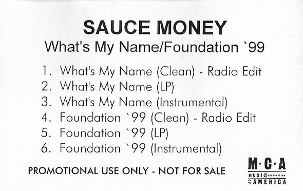 last ned album Sauce Money - Whats My Name Foundation