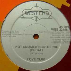 Love Club (3) - Hot Summer Nights album cover
