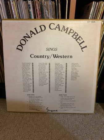 Album herunterladen Donald Campbell - Sings Country Western