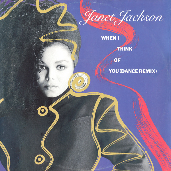 Janet Jackson – When I Think Of You (Dance Remix) (1986, Black 