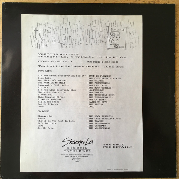 Shangri-La (A Tribute To The Kinks) (1990, CD) - Discogs