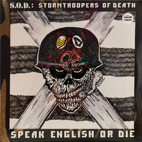 S.O.D. speak english or die LP SOD パッチ付き - 洋楽