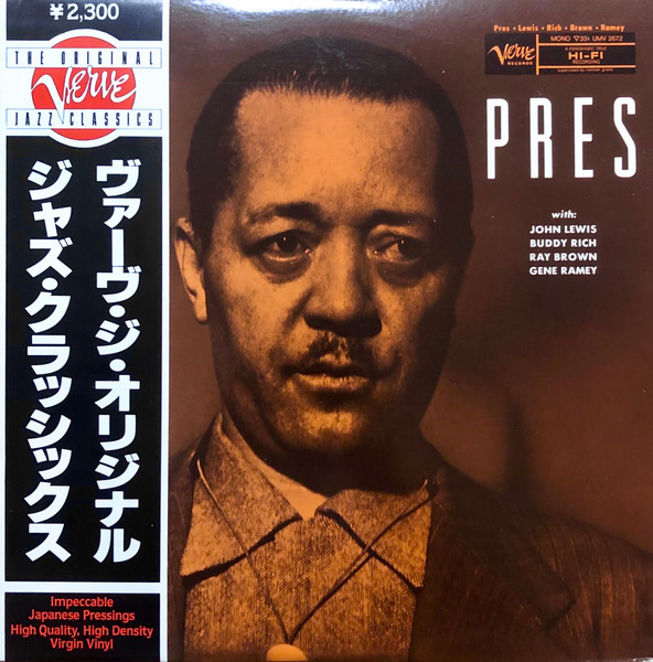 US盤 MONO/Lester Young And His Orchestra / Pres / Norgran Records