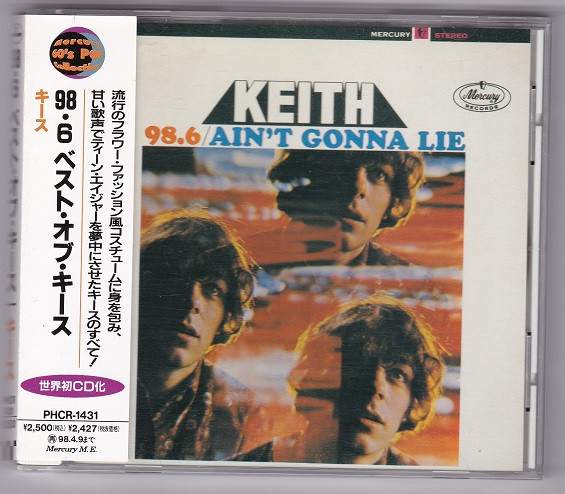 Keith – 98.6 Best Of Keith (1996, CD) - Discogs