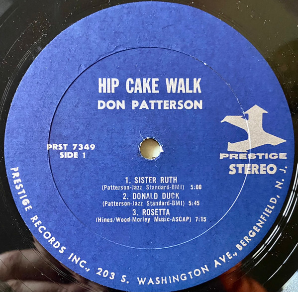 Don Patterson With Booker Ervin – Hip Cake Walk (1964, Vinyl