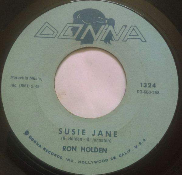 baixar álbum Ron Holden - Gee But Im Lonesome Susie Jane