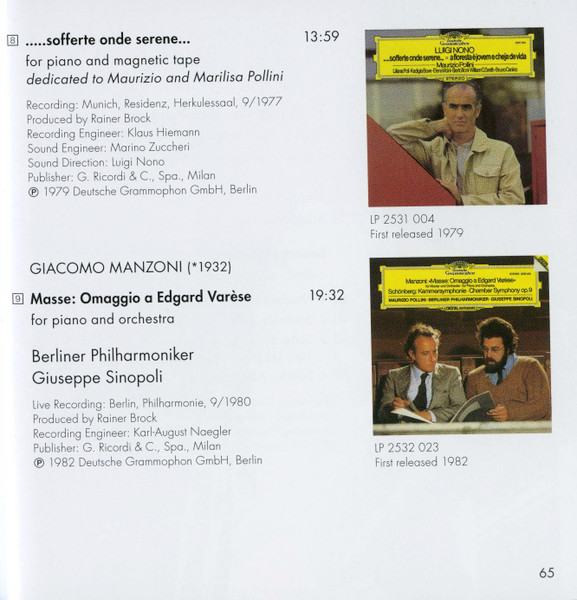 Maurizio Pollini – Complete Recordings On Deutsche Grammophon 