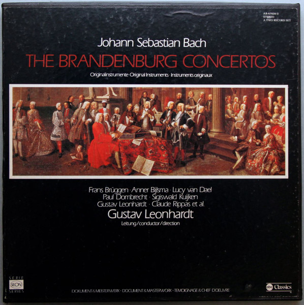 J.S. Bach, Gustav Leonhardt – Brandenburg Concertos (1984, Vinyl