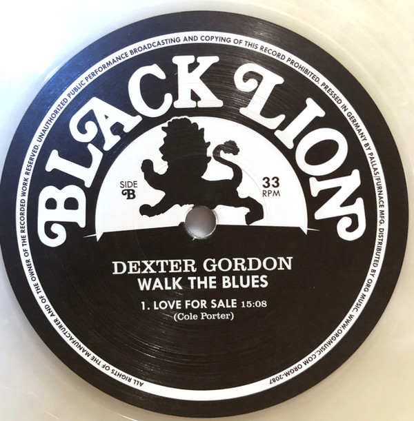 descargar álbum Dexter Gordon - Walk The Blues