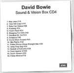 Cover of Sound + Vision Box (CD4), 2003, CDr
