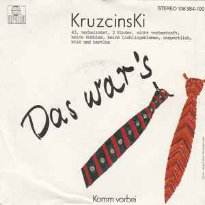 Kruzcinski - Das War's album cover