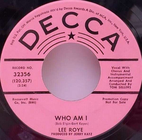 Lee Roye - Tears (Nothing But Tears) / Who Am I | Releases | Discogs