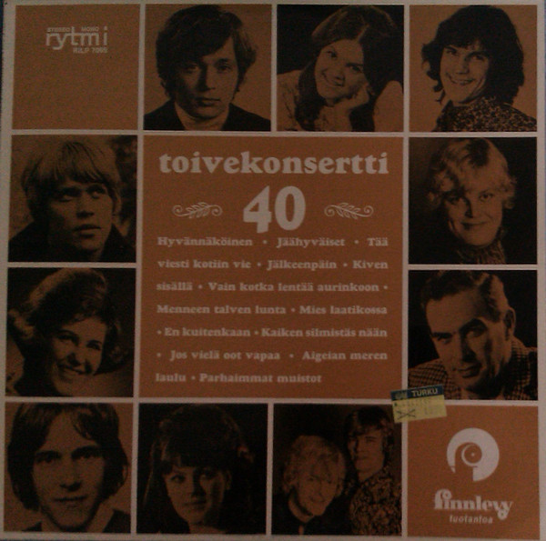 Toivekonsertti 40 (1970, Vinyl) - Discogs