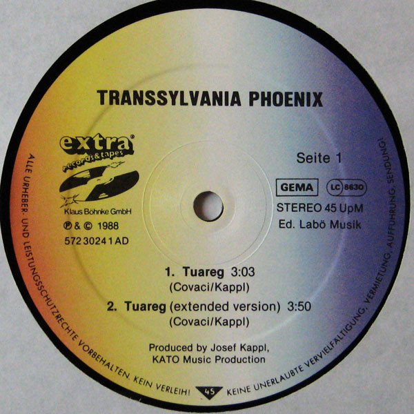 last ned album Transsylvania Phoenix - Tuareg