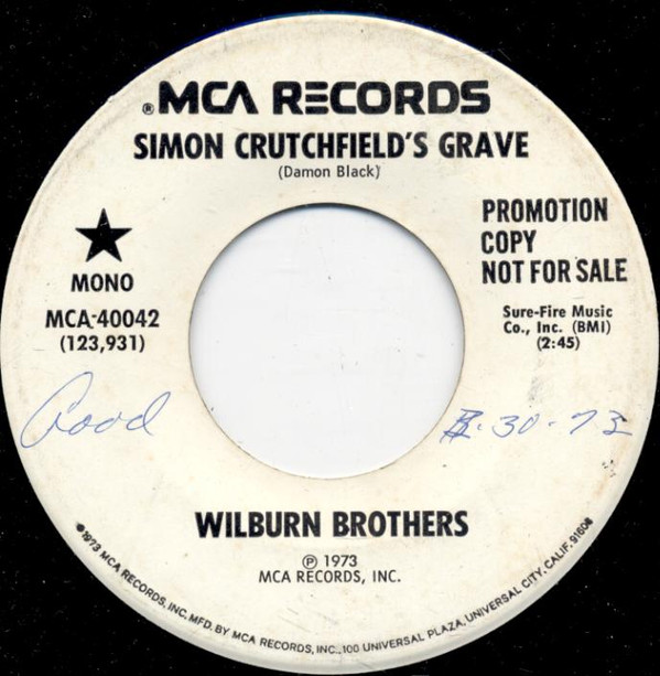 ladda ner album Wilburn Brothers - Simon Crutchfields Grave