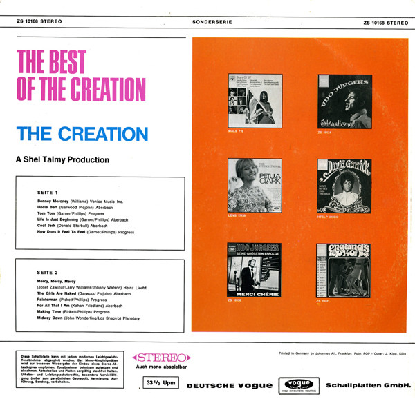 télécharger l'album The Creation - The Best Of The Creation